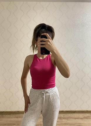 Майка топ primark в рубчик
