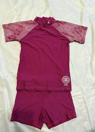 Шорти футболка сонцезахасні для плавання костюм