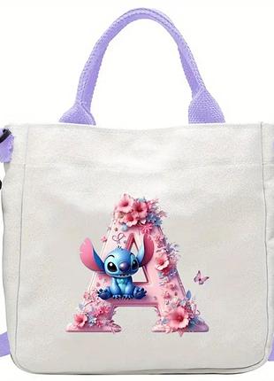 Сумка жіноча з буквою a і стичем