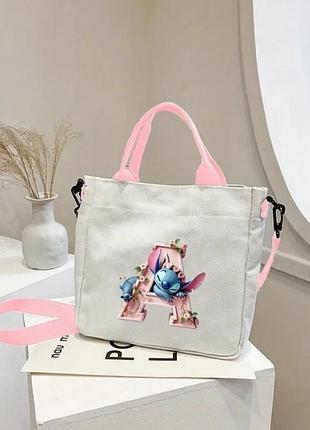 Сумка жіноча з буквою a і стичем