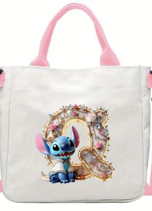 Сумка жіноча з буквою q і стичем