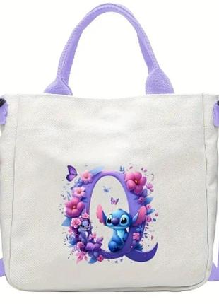 Сумка жіноча з буквою q і стичем