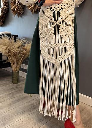 Хустинка - припинда макраме handmade