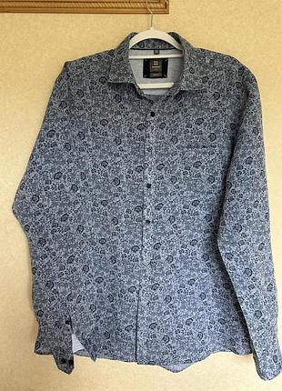 Льняна чоловіча сорочка