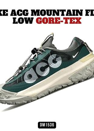 Кроcівки nike acg mountain fly 2 low gore-tex green black