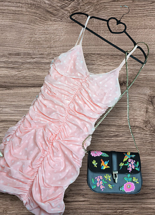 Принтована сукня платье сукня в горох   сукня в горошок  сукня базова сукня яркое платье нарядное платье