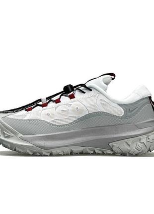 Кроcівки nike acg mountain fly 2 low gore-tex grey white 3