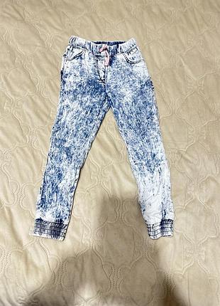 Джинси для дівчинки lc waikiki, розмір 104, трендовий варений денім
