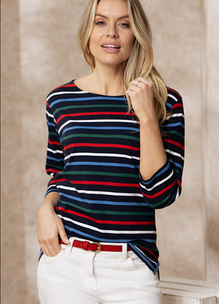 Новый лонгслив в яркую полоску. англия