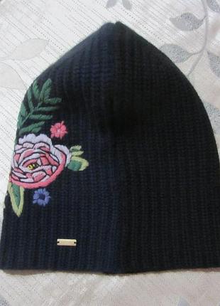 Кашемировая шапка sonia bogner 100% кашемир