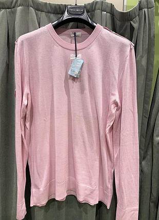 Новый с бирками шелковый свитер итальянский бренд malo оригинал шелк, котон большой размер xl,xxl,l