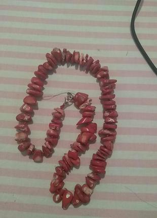 Ожерелье корал 3