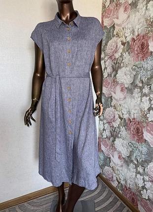 Сукня на основі льону