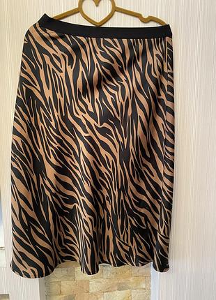 Спідниця атласна