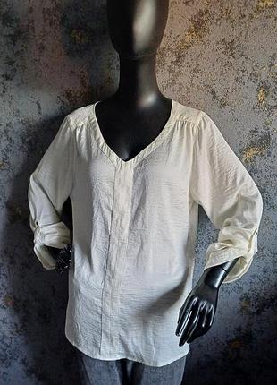 Женская блузка / футболка молочного цвета р.xl-xxl