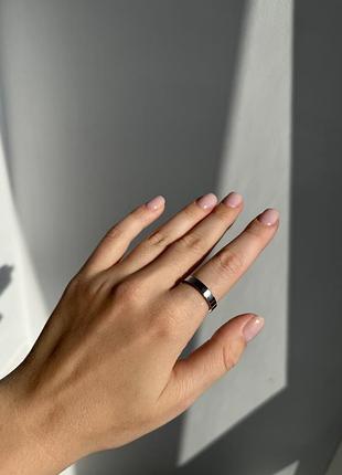 Сталева жіноча каблучка