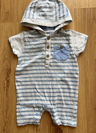Боди 3-6 мес хлопок