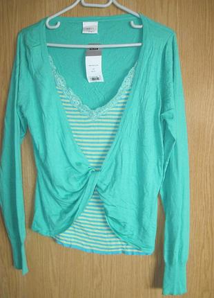 Нова стрейч. кофта "next" р.48