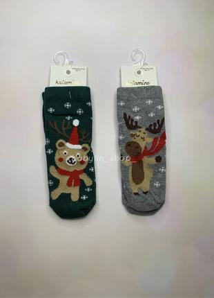 Новогодние носочки для мальчиков и девочек турция