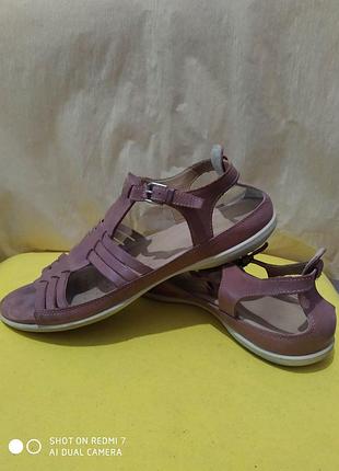 Кожаные босоножки ecco