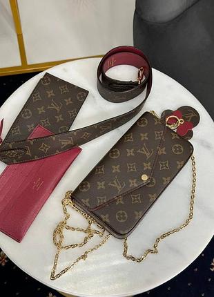 Брендова жіноча шкіряна сумка клатч