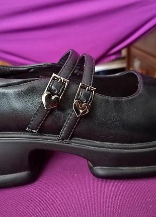 Женские туфли мери джейн| лоферы, толстый каблук, 40, на ремешках