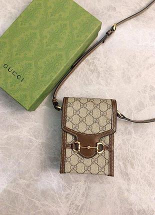 Преміальна брендова жіноча сумочка для телефону