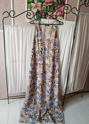 Красиве плаття максі в принт esprit.
