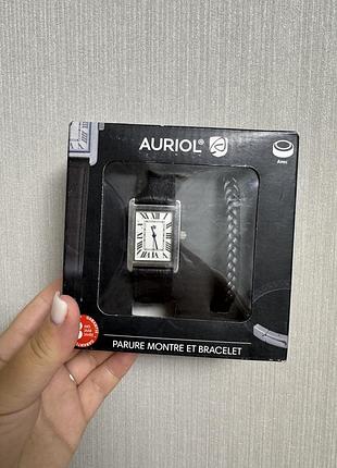 Чоловічий кварцовий годинник браслет auriol