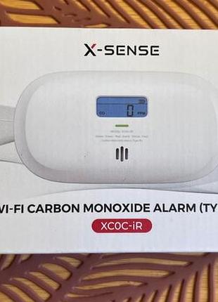 X sense carbon monoxide alarm wireless interlinked xc04 -r lcd display датчик от угарного газа или для угарного газа