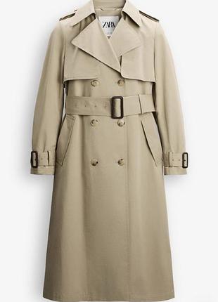 Must have! невловимий подовжений класичний тренч/плащ від іспанського бренда zara.