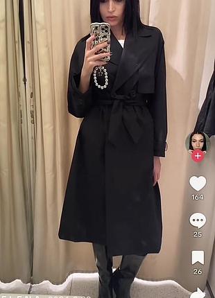 Плащ тренч zara😍 9