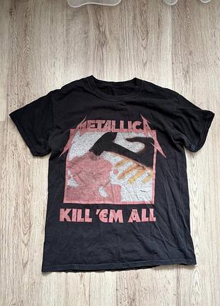 Футболка мерч metallica