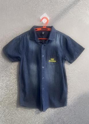 Сорочка джинсова