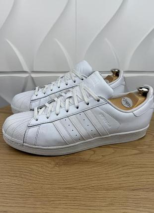 Оригінальні шкіряні кросівки кеди adidas superstar