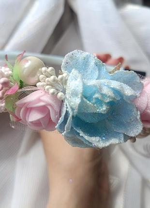 Обруч с цветами