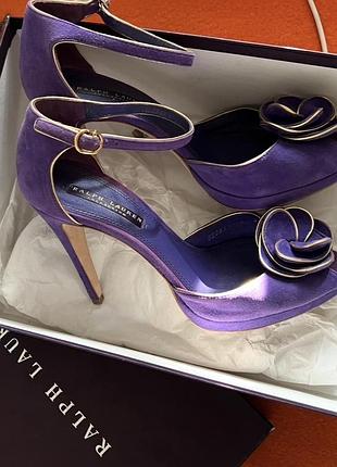 Туфли замшевые ralph lauren