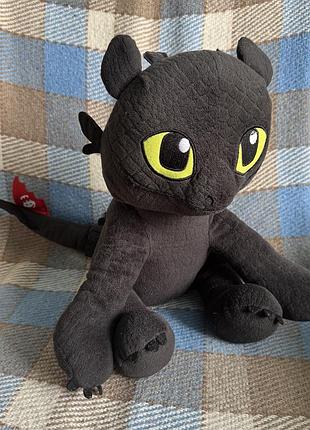 Іграшка мʼяка дракон беззубик