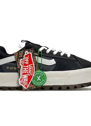 Кеди vans old skool mte-1 gore-tex grey white 2