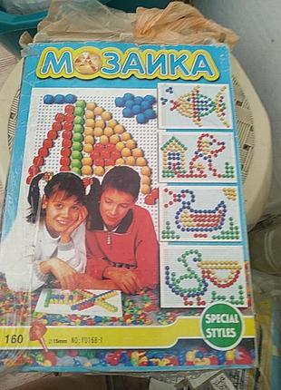 Мозаика для детей (несколько мягких мозаин не хватает)