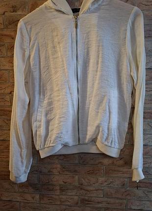 Женская летняя ветровка-бомбер, жатка, размер, s-m