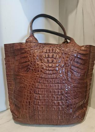 Сумка кожа кожаная крокодил крокодилья кожа шкіра шкіряна