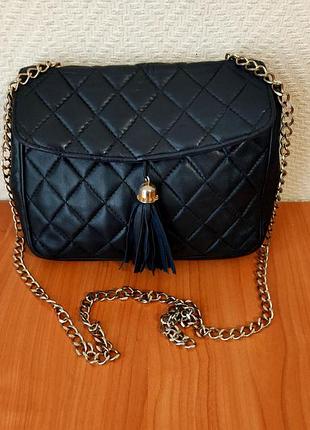 Шкіряна італійська сумка крос-боді