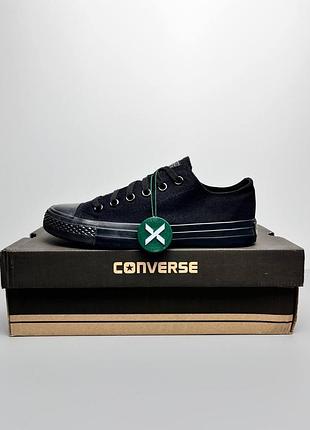 Кеди чорні convers 3