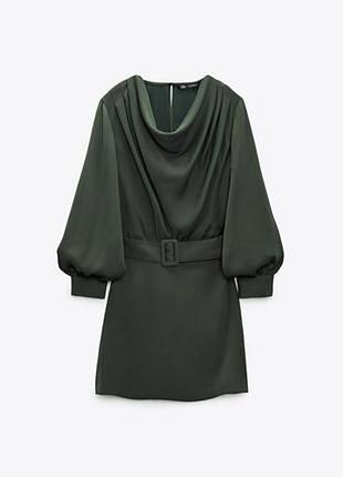 Сукня сатинова zara р.m 2