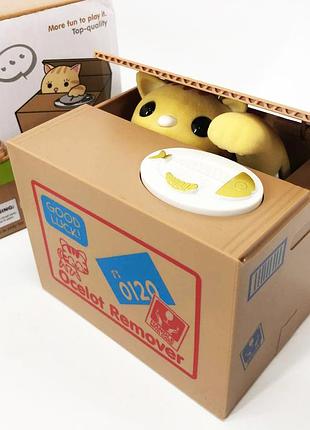 Дитяча сейф скарбничка злодюжка монет у коробці