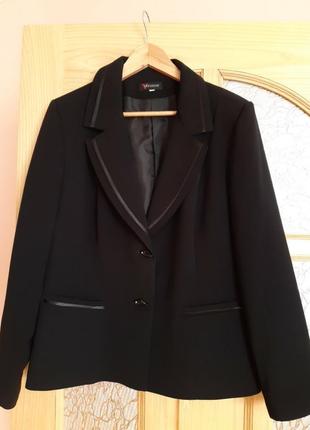 Эллегантный, классический черный пиджак1 фото