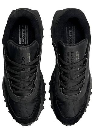 Чоловічі кросівки lacoste elite active all black 5