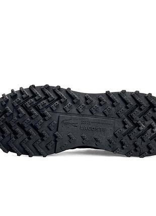 Чоловічі кросівки lacoste elite active all black 7