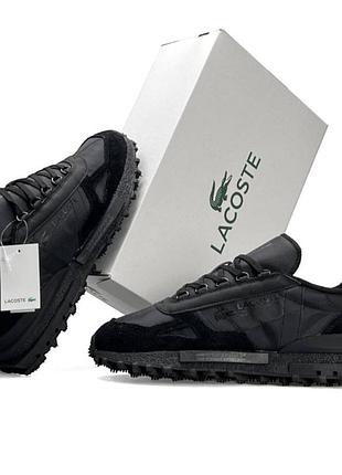 Чоловічі кросівки lacoste elite active all black 9
